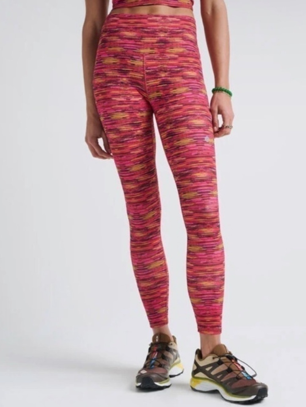 Women’s Stance 25” Leggings Pink Multicolor Large - Picture 1 of 7